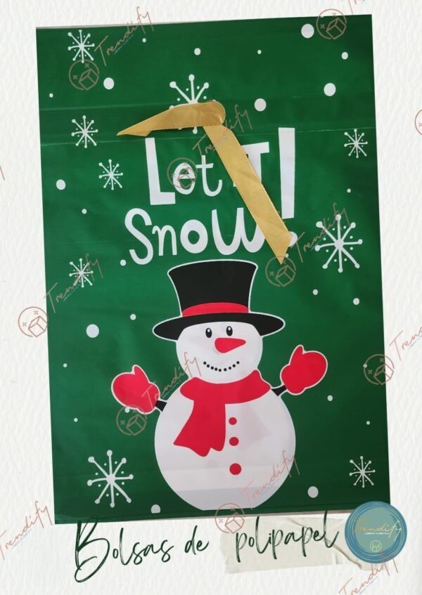 Bolsas de Regalo / Muñeco de Nieve